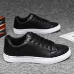 Stylish sneakers in two classic colors: white and black