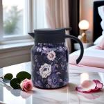 1 liter thermal jug made of genuine 316 stainless steel, keeps heat for more than 24 hours, with a luxurious artistic design