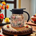 1 liter thermal jug made of genuine 316 stainless steel, keeps heat for more than 24 hours, with a luxurious artistic design