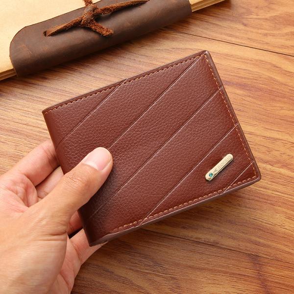 Luxury leather wallet with an elegant and modern design
