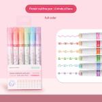 Set of 6 decorative highlighters because every line deserves to be art
