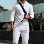 Sporty cotton set with an urban touch. Light elegance with an adventurous spirit.