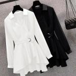 Modern shirt with elegant details and a practical touch