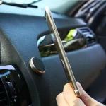 Magnetic car phone holder for stability and elegance while driving. Keep your phone within easy reach.